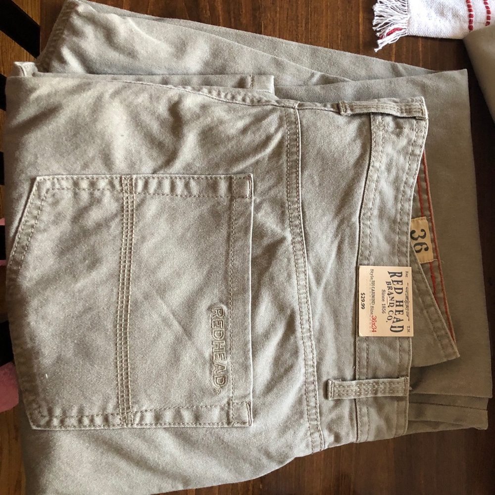 Redhead 36x34 khaki pants